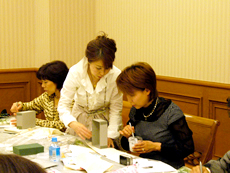 ホテルレッスンの様子